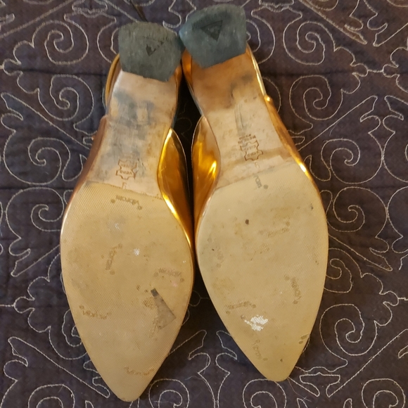 Big Presence Faraday John Fluevog in metallic leather RARE - Picture 6 of 6